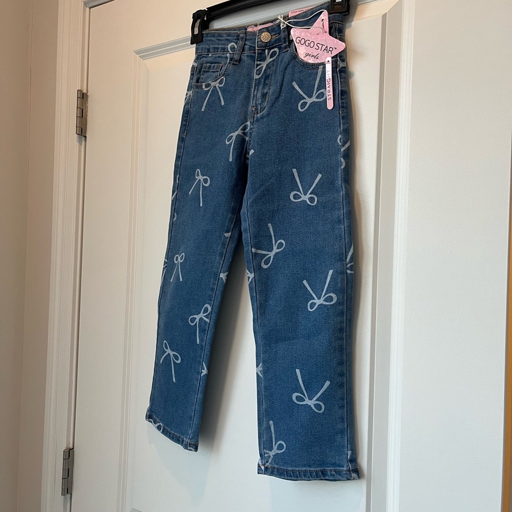 GOGO STAR Jeans with Bow Print